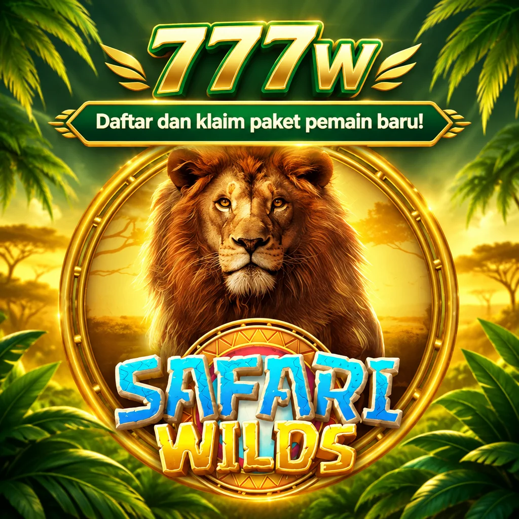 777w · Safari Wilds · Tampilan permainan